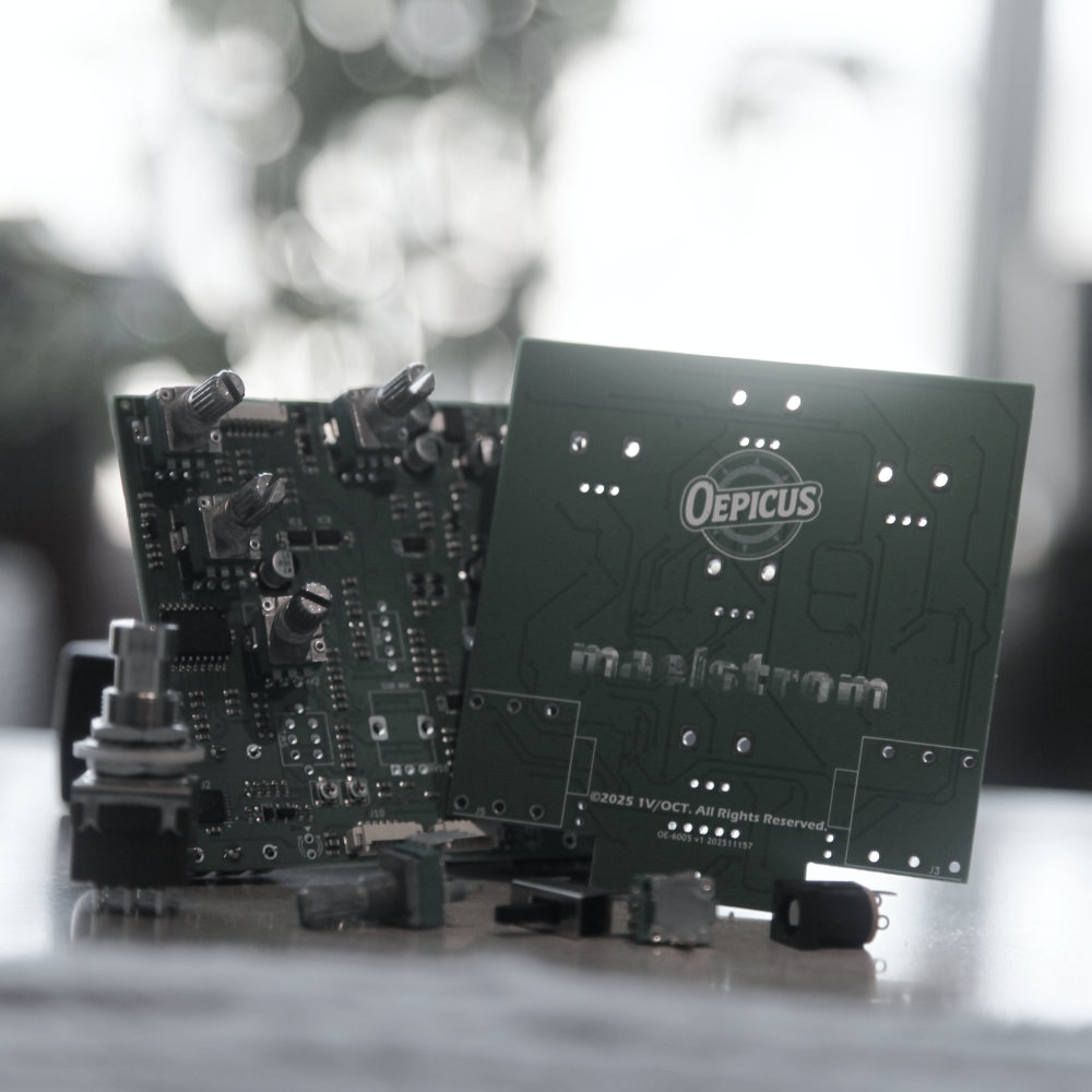 Oepicus Maelstrom PCBs in the sunlight